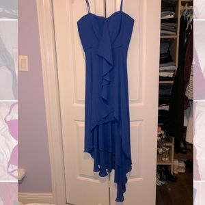 BCBG MaxAzria -Asymmetric Chiffon Dress